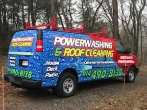 pressure washing business- Westchester Power Washing- roof cleaning, house and siding, pavers, decks, fences, NY